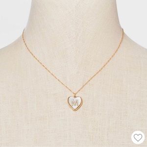 Sweet initial necklace